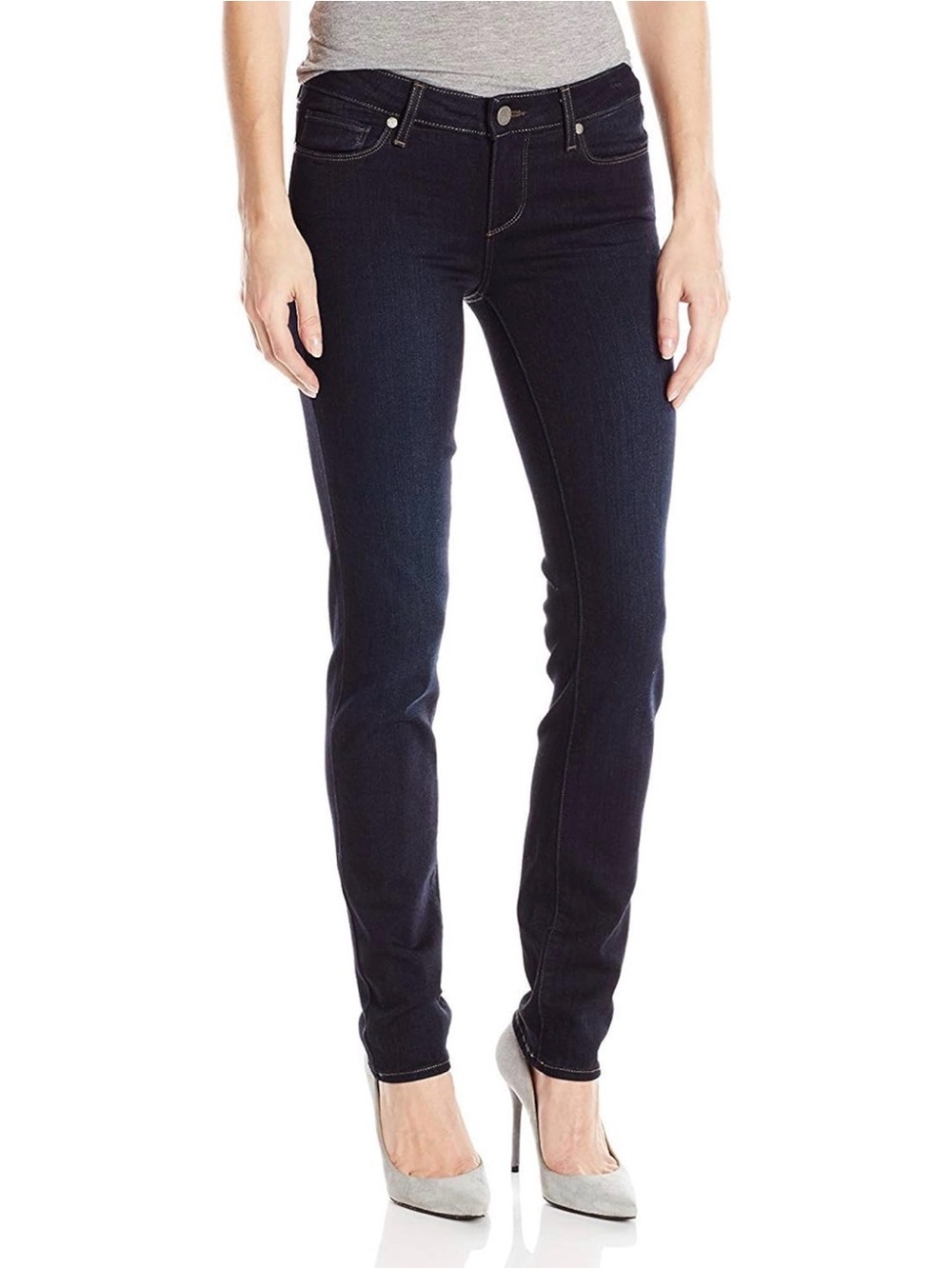 PAIGE Dark Indigo Skyline Skinny transcend Jeans